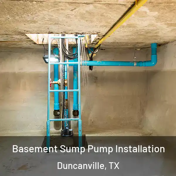  Basement Sump Pump Installation Duncanville, TX